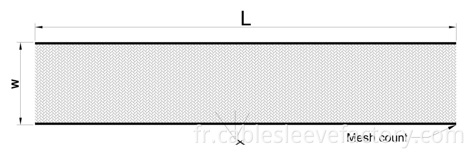 Tough Kevlar Woven Mesh Tube